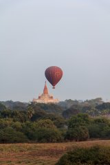 32-Balloon over the Ananda temple
